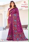 Barkha Vol 1 By Kashvi Shine Silk With Glass Work Saree